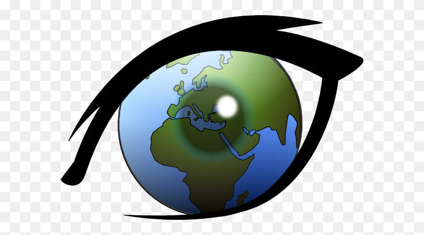 600x405 Eye Can See The World Different View Clip Art - See Clipart