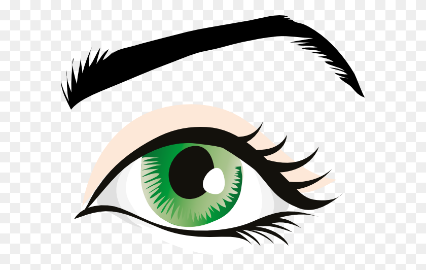 600x472 Eye Clip Art - Green Eyes Clipart