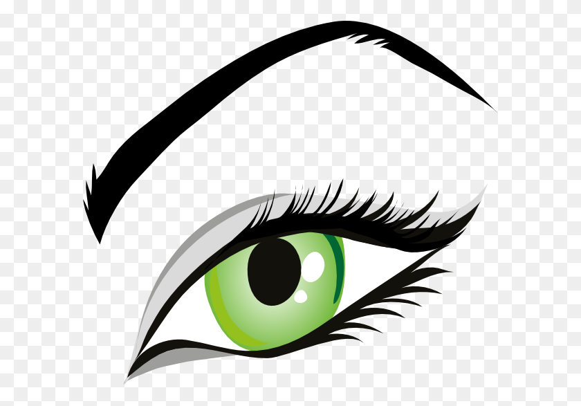 600x527 Eye Clip Art Black And White - Scary Eyes Clipart