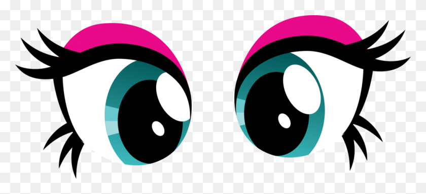 1024x423 Eye Clipart Pony Eye Rarity Little Pony Eyes Png - Unicorn Eyes Clipart