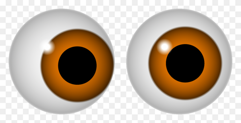 900x427 Eye Color Brown Googly Eyes Clip Art - Googly Eye PNG