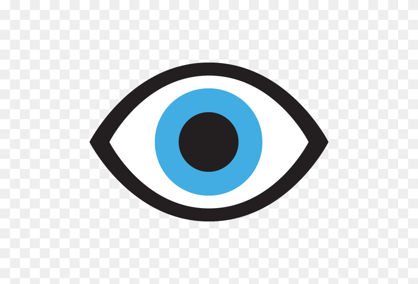 512x512 Eye Emoji For Facebook, Email Sms Id - Eye Emoji PNG