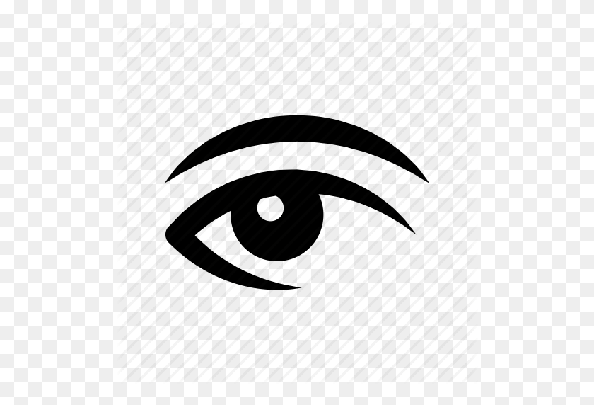 512x512 Eye, Eye View, Human Eye, Logotype, Woman Eye Icon - Eye Icon PNG