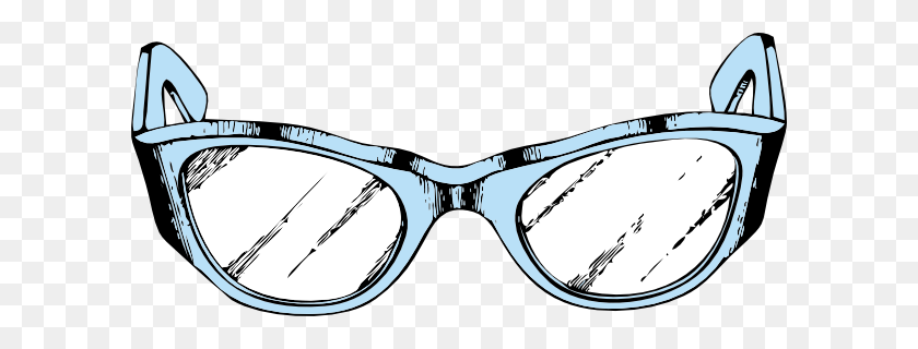 600x260 Eye Glasses Clip Art - Eye Chart Clipart