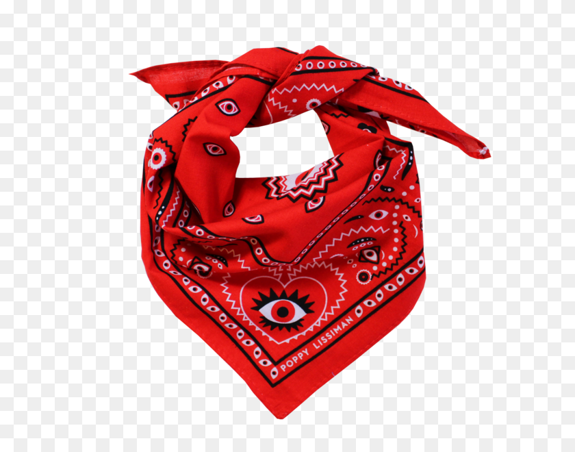 600x600 Eye Heart You So Much! Rock This Cute Bandana With Our Property - Red Bandana PNG