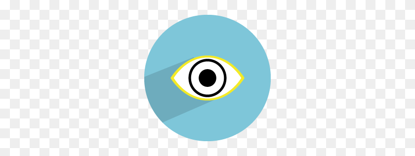 256x256 Eye Icon Medical Health Iconset Graphicloads - Ojos Divertidos Png