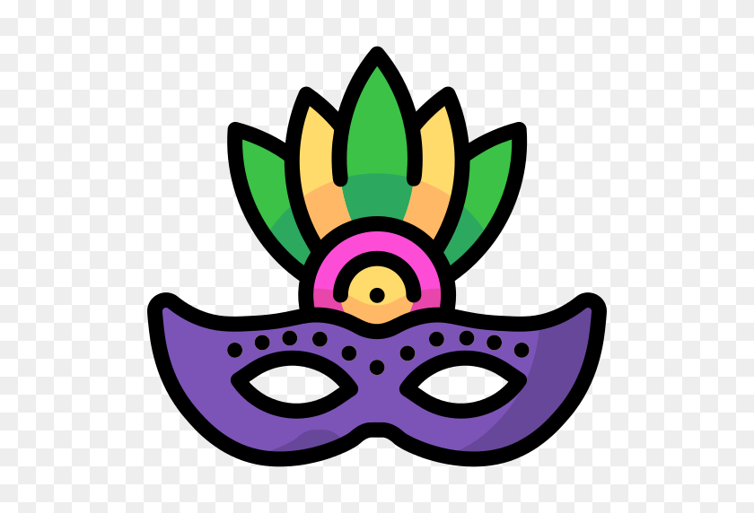 512x512 Eye Mask Carnival Png Icon - Carnival PNG