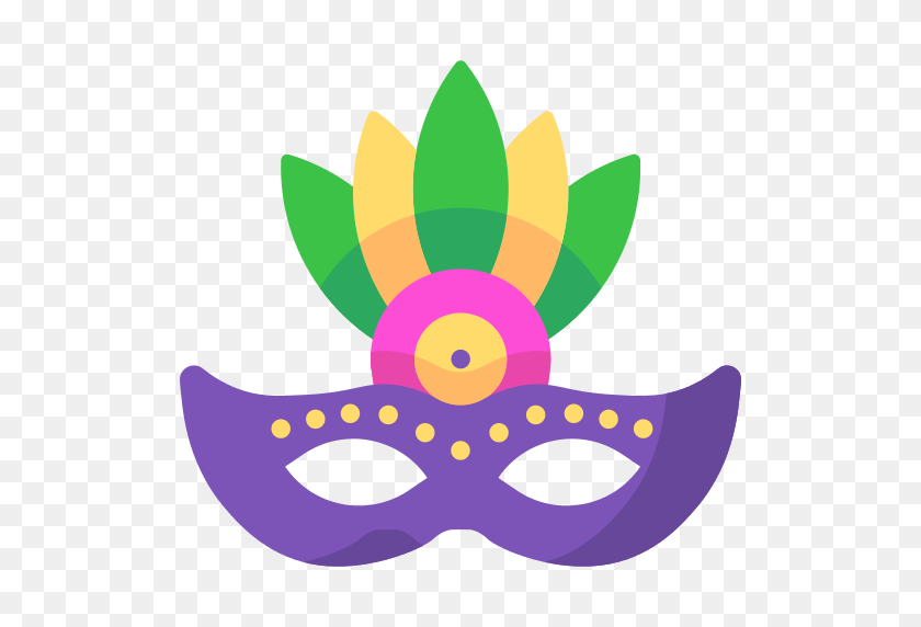 512x512 Eye Mask Mask Png Icon - Mardi Gras PNG