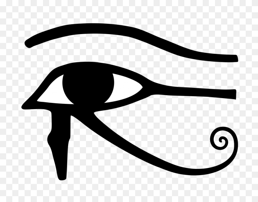 999x768 Eye Of Horus Bw - Eye Of Horus PNG