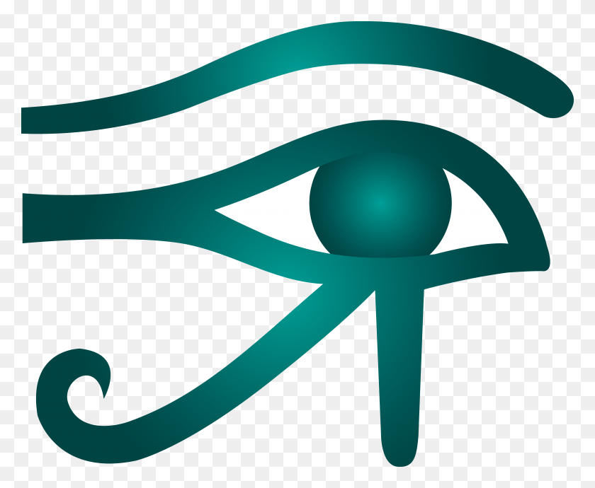 8537x6900 Eye Of Horus Teal Clip Art - Results Clipart