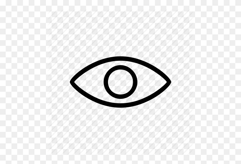 512x512 Глаз, Открытый Глаз, Пакет, Пароль, Показать, Значок Пользовательского Интерфейса - Символ Глаз Png