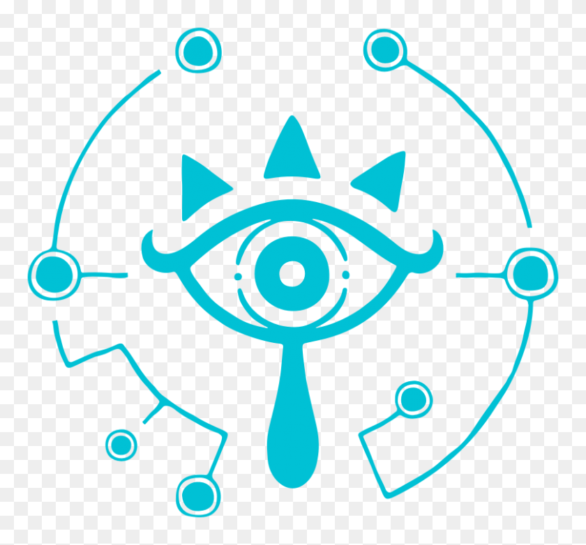 807x747 Eye Symbol - Zelda Logo PNG