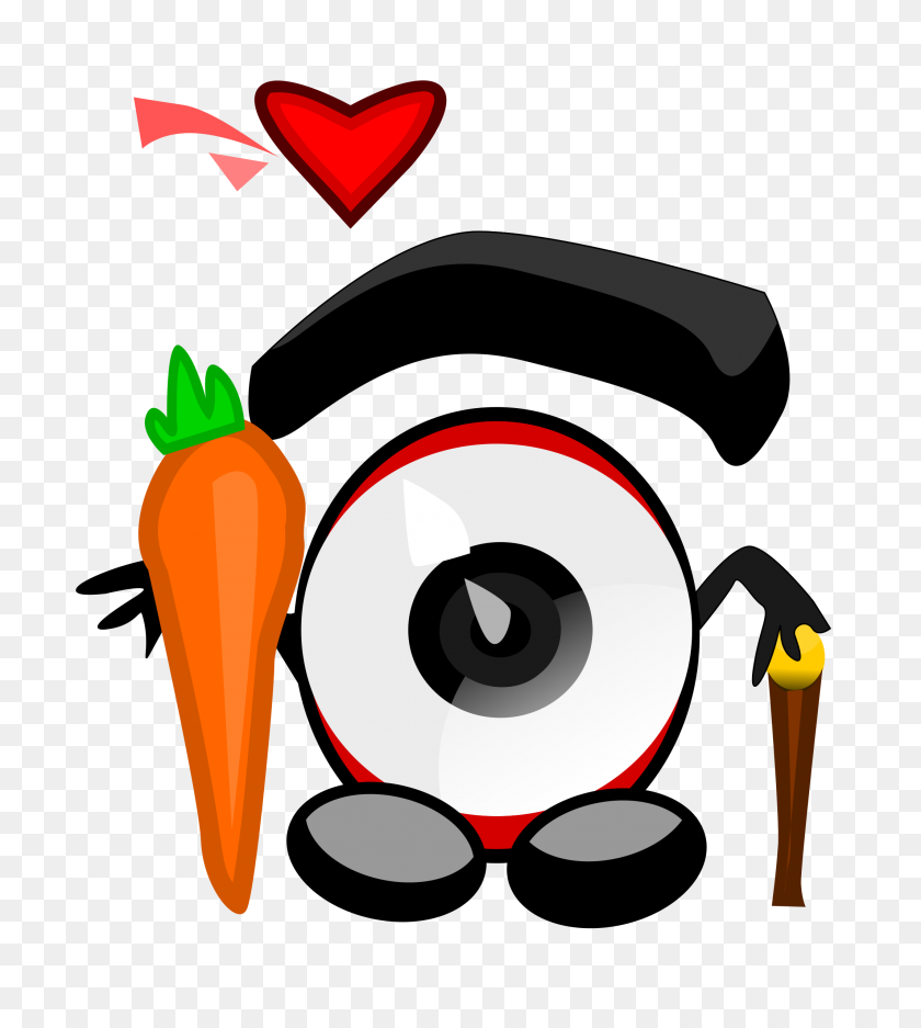 2133x2400 Eyeball And Carrot Love Vector Clipart Image - Public Speaking Clipart