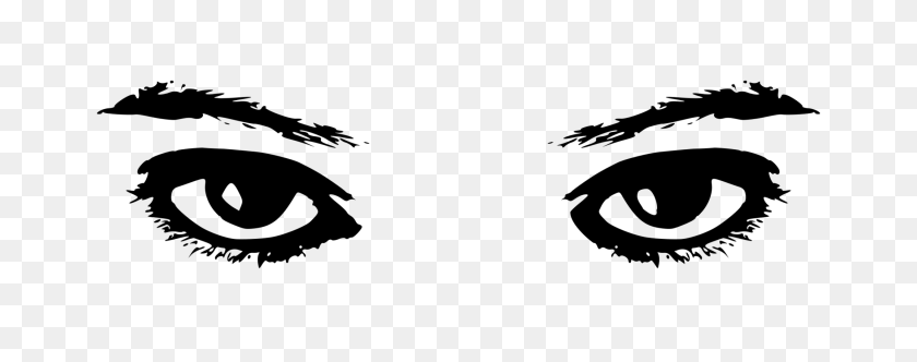 2145x750 Ceja De Ojos Negros Color De Los Ojos Humanos - Ojos Brillantes Png
