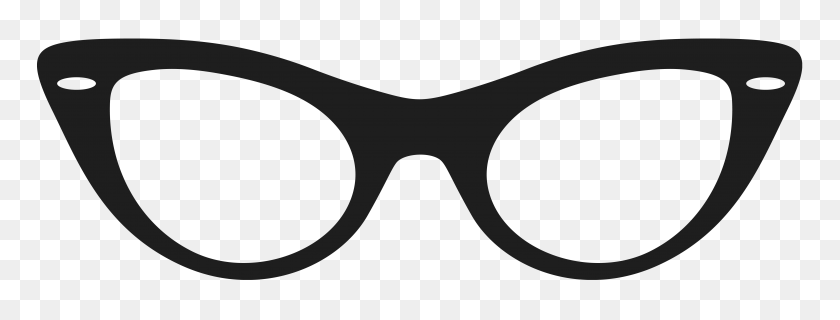 6023x2014 Eyeglasses Clipart Broken Glass Clip Art Cat Eye Glasses - Versace Clipart