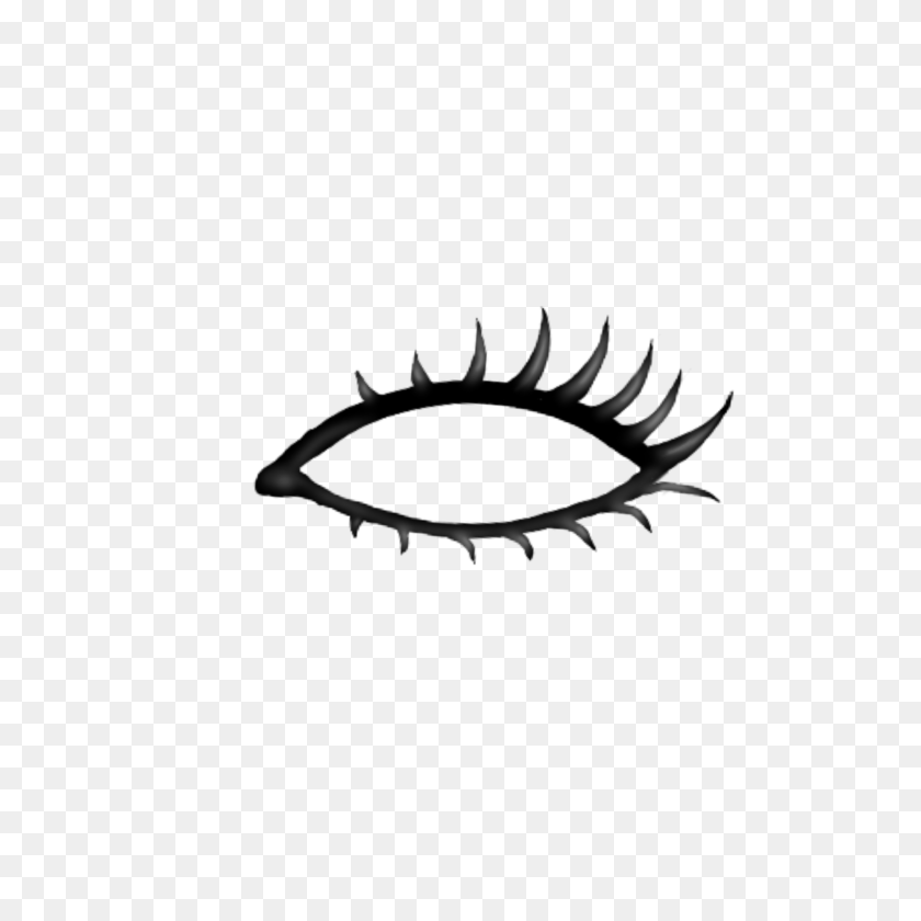 2048x2048 Eyelashes Eyeliner Freetoedit - Eyelashes Clipart PNG