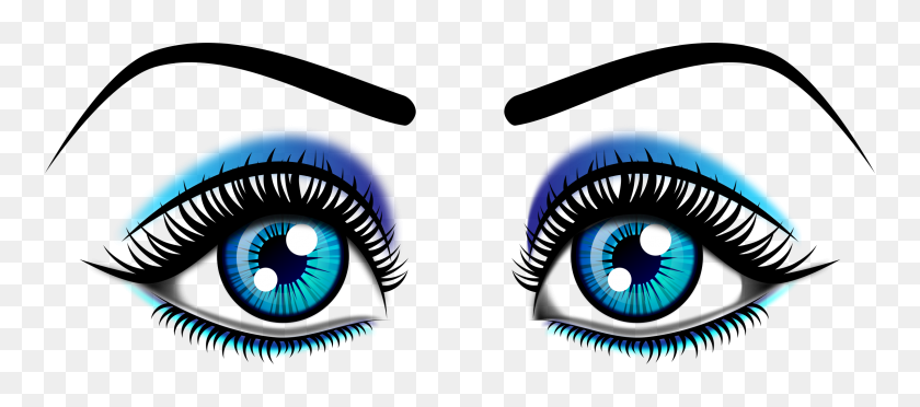 2400x960 Ojos Clipart - Ojo Clipart Png