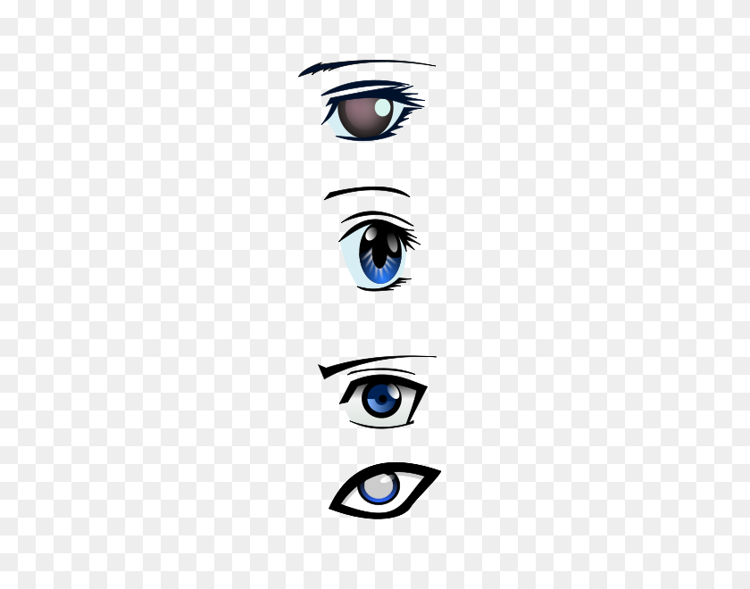 200x600 Eyes Ojos Png Clip Arts For Web - Angry Eyes Clipart