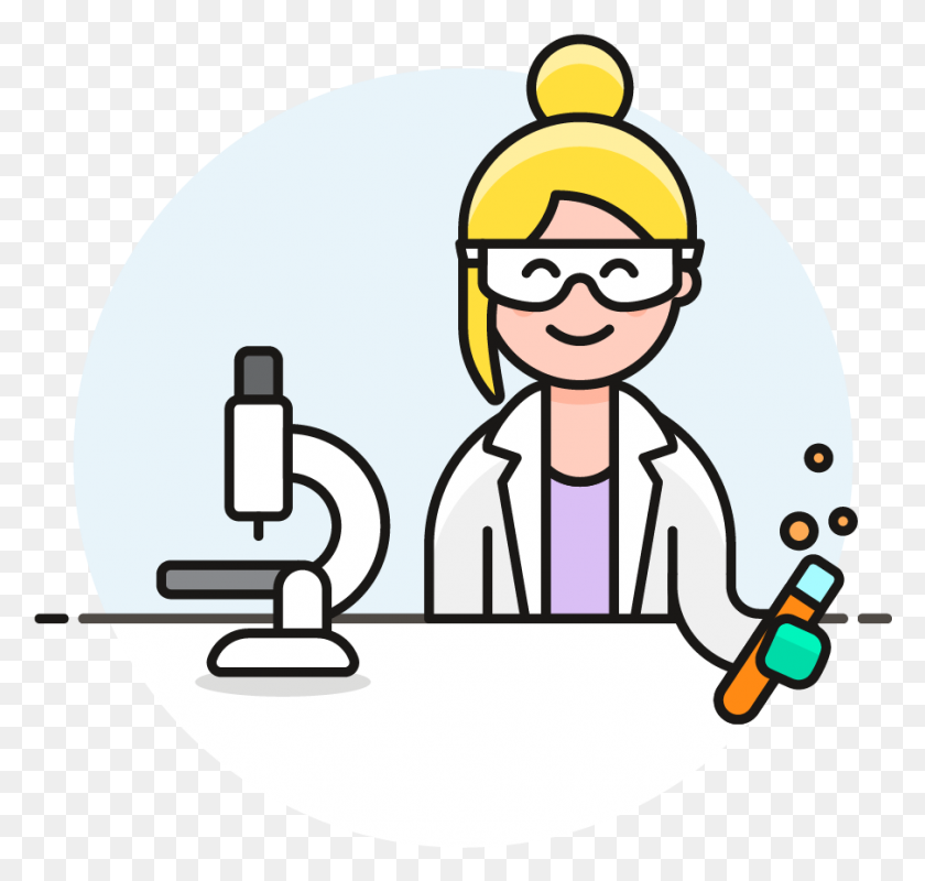 903x857 Eyewear Clipart Computer Icons Scientist Research Woman Research - Cartoon Computer PNG