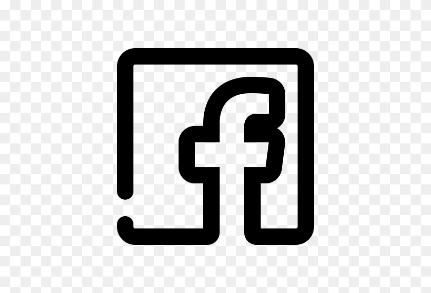 512x512 F, Connection, Logo, Badge, Facebook, Social, F Icon Icon - Facebook Logo White PNG