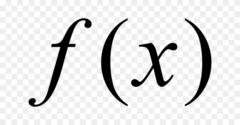 1280x624 F Of X - Math Symbols PNG