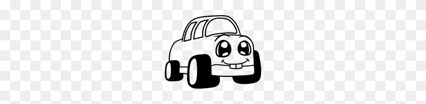 190x146 Face Alive Comic Cartoon Car Speeding Fast Race Ca - Demolition Derby Car Clipart