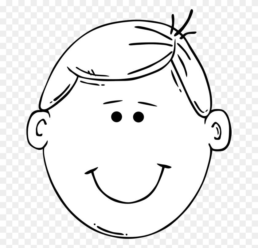 668x750 Face Child Drawing Boy Coloring Book - Sad Face Clipart Black And White