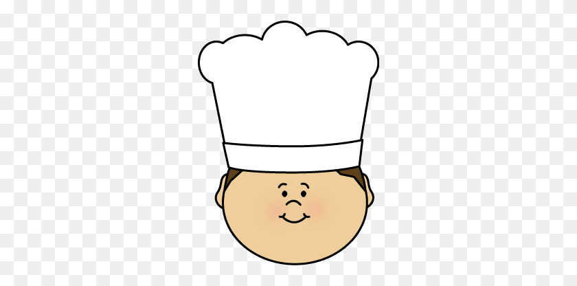 264x356 Face Clipart Chef - Mujer Chef Clipart