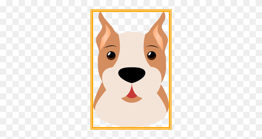 260x387 Face Clipart Dog Png Download - Cat Face PNG