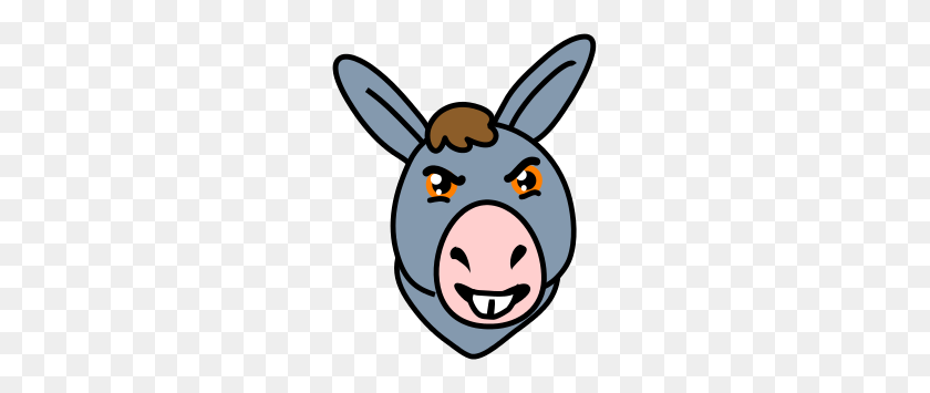 239x295 Face Clipart Donkey - Mule Clipart
