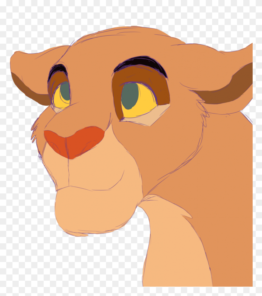 808x921 Face Clipart Lion Whiskers Nala Png Transprent Png Free - Lion Face PNG