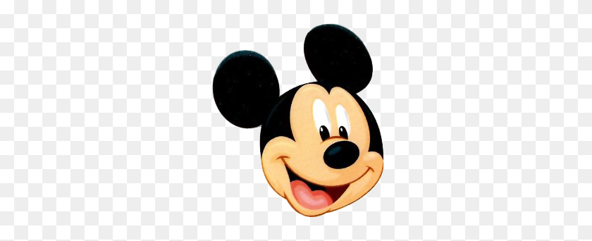 263x282 Face Clipart Mickey Mouse - Mickey Mouse Head PNG