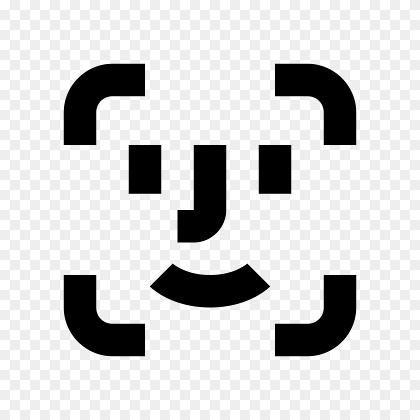 1600x1600 Face Id Icon - Face Logo PNG