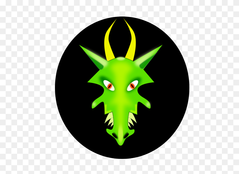 2400x1697 Face Of A Green Dragon Icons Png - Green Dragon PNG