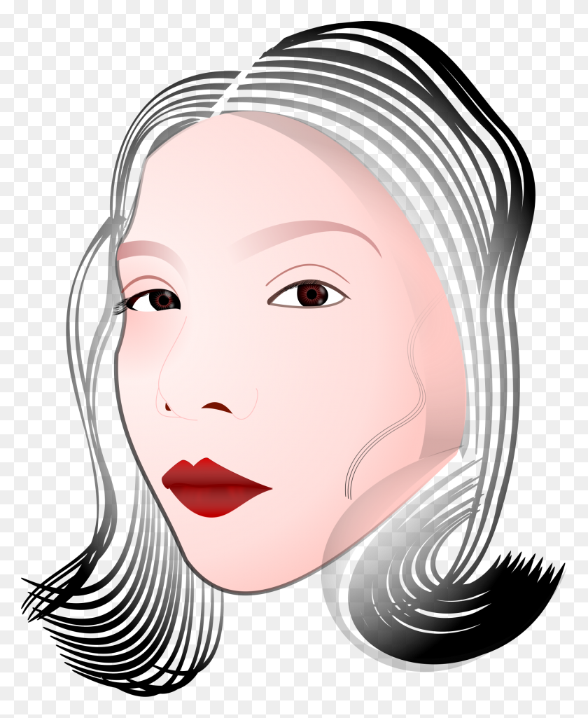 2000x2476 Face Of Woman Icon - Woman Face PNG