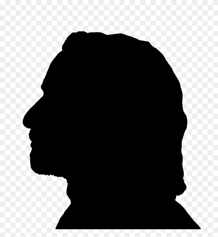 834x916 Face Silhouettes Of Men, Women And Children - Birthday Clipart For Men