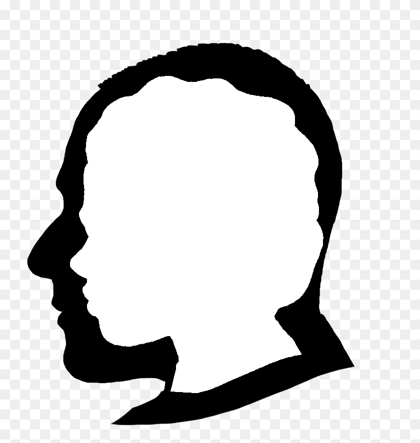 731x827 Face Silhouettes Of Men, Women And Children - Mother Daughter Clipart