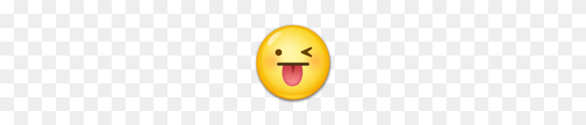 120x120 Face With Stuck Out Tongue And Winking Eye Emoji - Tongue Emoji PNG