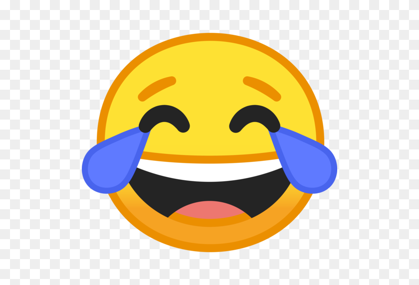 512x512 Face With Tears Of Joy Emoji - Tear Emoji PNG