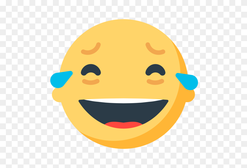 512x512 Cara Con Lágrimas De Alegría Emoji - Llorar La Risa Emoji Png