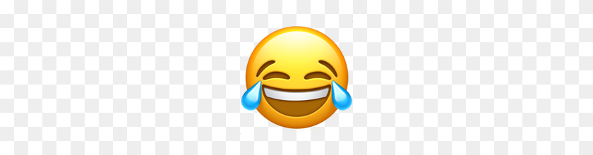 160x160 Face With Tears Of Joy Emoji On Apple Ios - Tear Emoji PNG