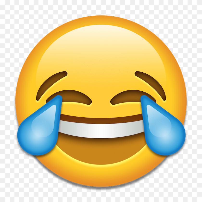 800x800 Face With Tears Of Joy Emoji Transparent Png - Smiling Emoji PNG