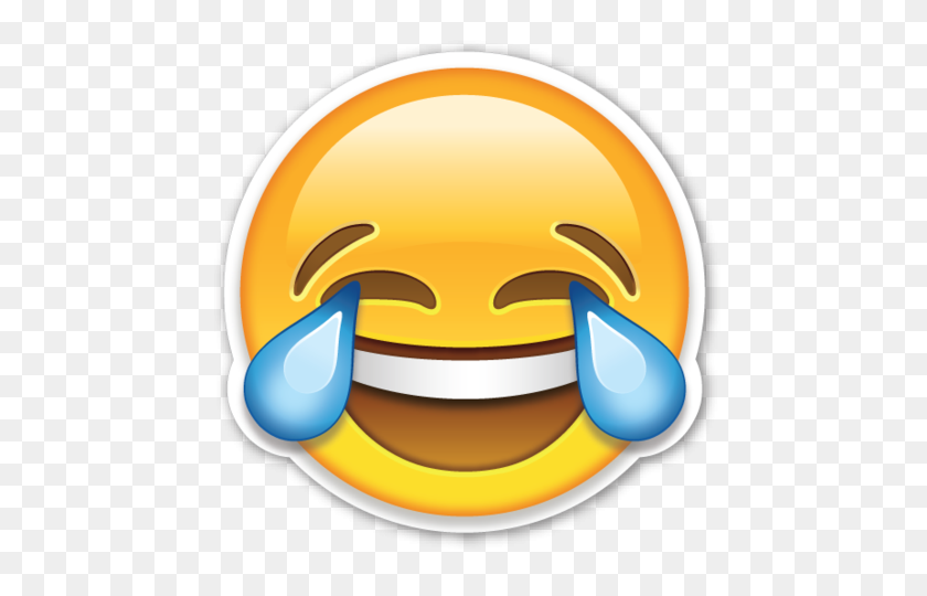 480x480 Face With Tears Of Joy Joy Emoji, Emoticon - Laughing Crying Emoji PNG