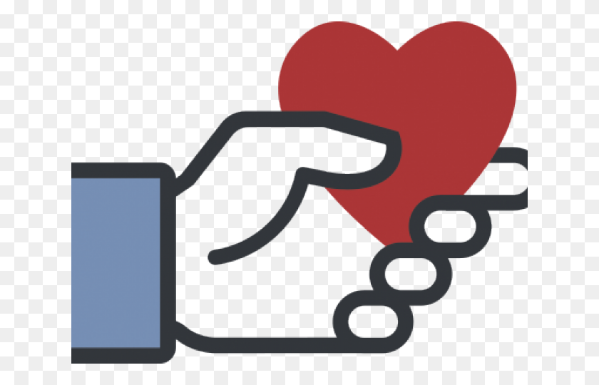 640x480 Facebook Clipart Logo Hq - Corazón De Facebook Png