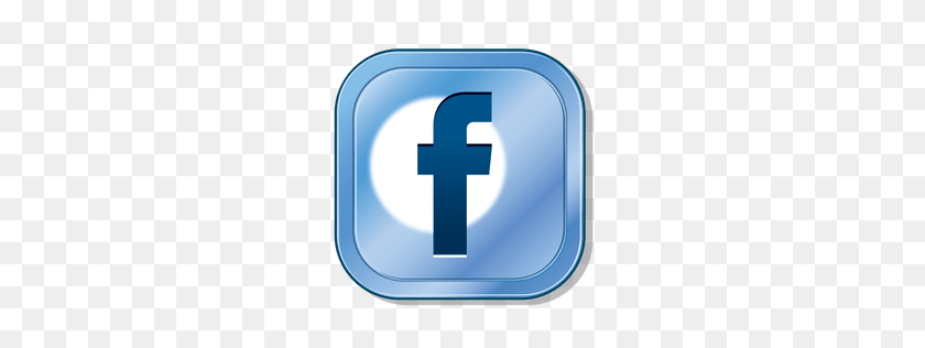 256x256 Facebook Distorted Round Icon - Facebook Button PNG