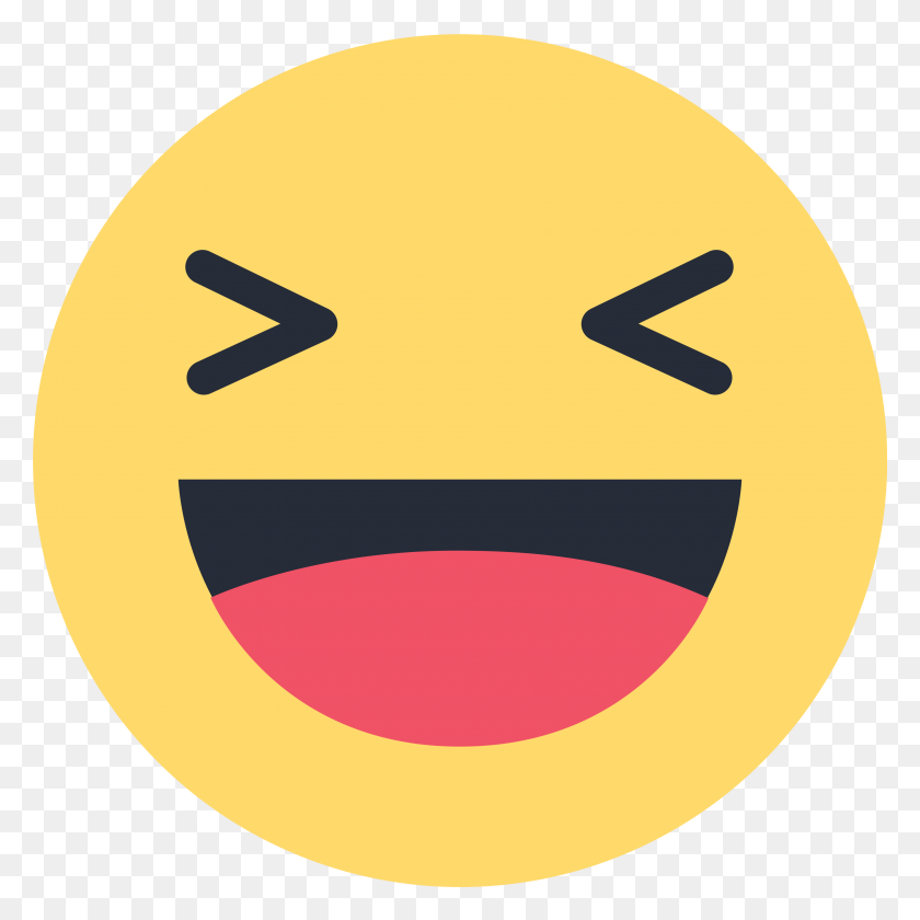3500x3500 Facebook Emoji Haha - Smile Emoji PNG