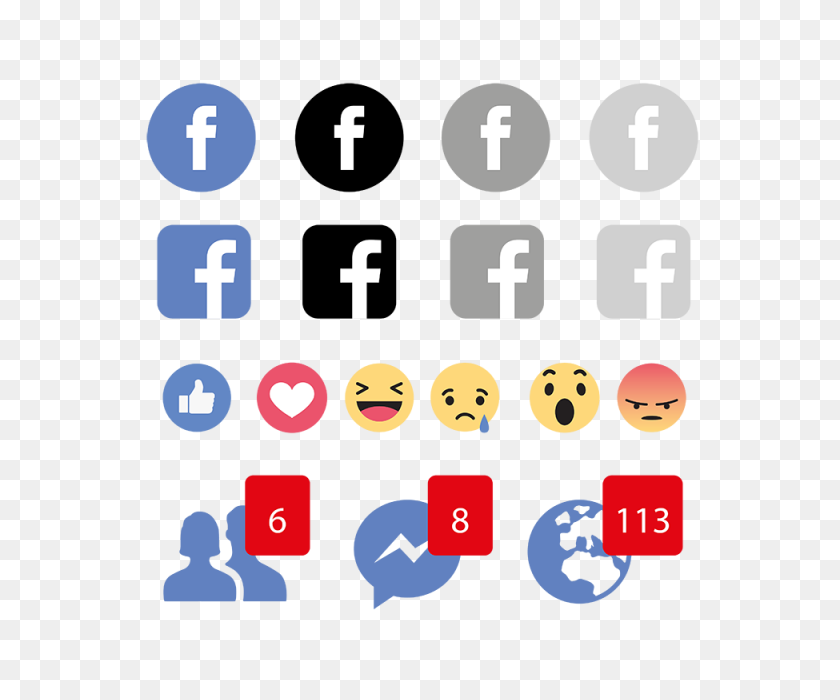640x640 Facebook Emojis Icon Logo, Социальные Сети, Сми, Значок Png И Вектор - Facebook Emojis Png