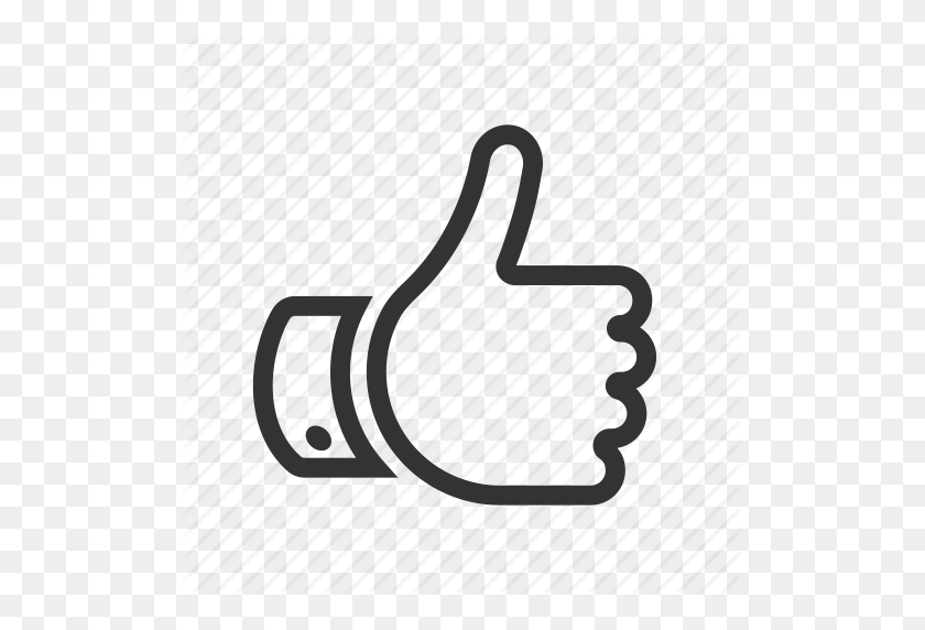 512x512 Facebook, Hand, Like, Like Gesture, Thumb Up, Thumbs Up Icon - Facebook Thumbs Up PNG