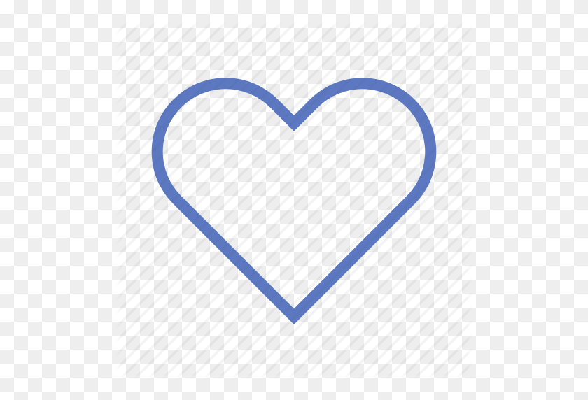 512x512 Facebook, Heart, Interface, Love, Media, Social, User Icon - Facebook Heart PNG