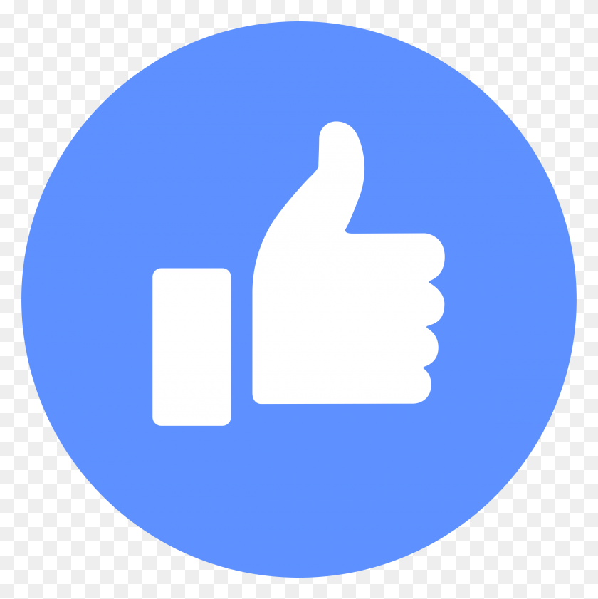 2400x2404 Facebook Like Logo Png Transparent Vector - Facebook Like PNG